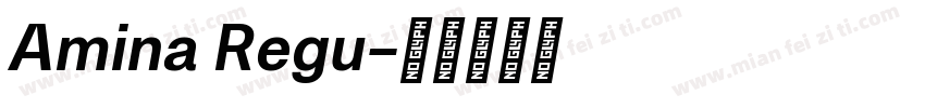 Amina Regu字体转换